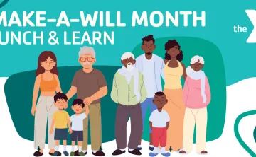 make a will month lunch & learn at the ymca graphic