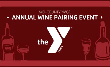 mid-county ymca wine pairing event graphic